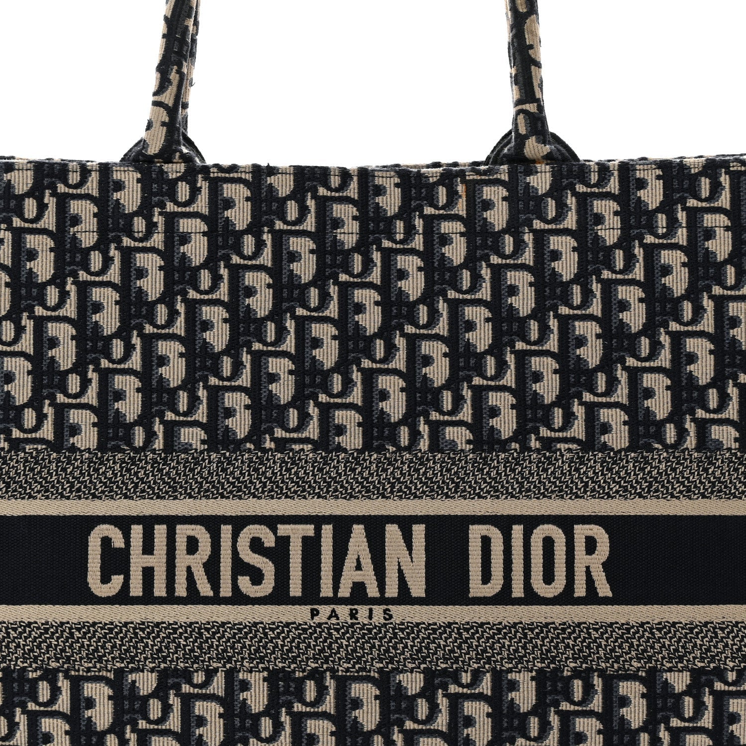 Oblique Large Book Tote Blue Multicolor