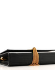 Grain De Poudre Medium Classic Monogram Kate Tassel Satchel Black