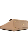 Smooth Calfskin Small Bel Air Carry All Bag Latte