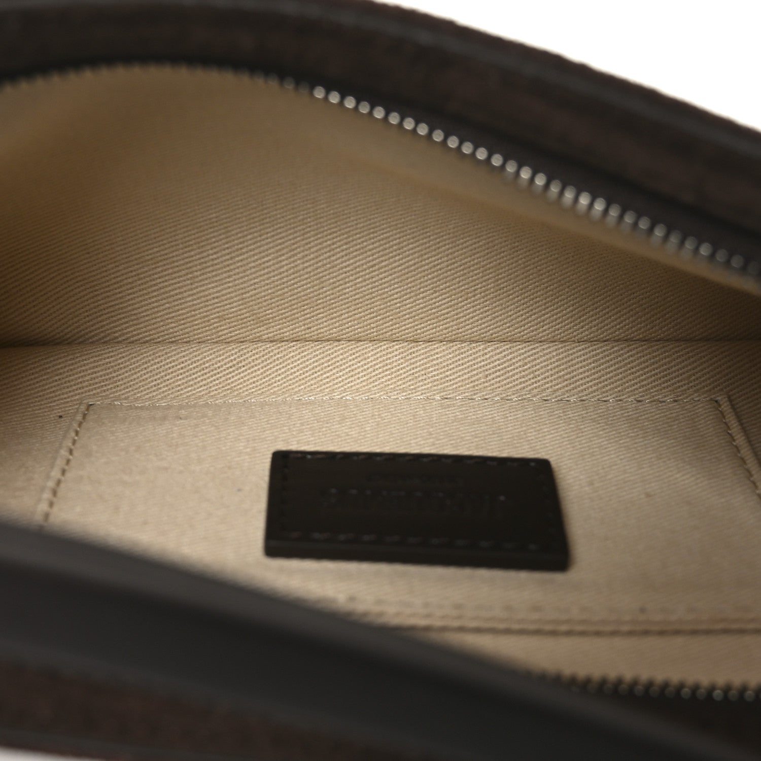 Suede Crocodile Embossed Le Bisou Dark Brown