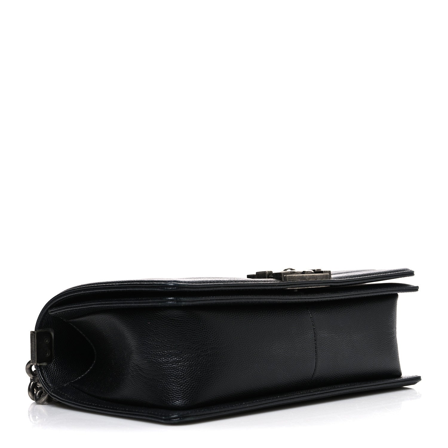 Caviar Quilted Medium Boy Flap Black