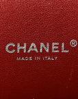 Caviar Quilted Maxi Double Flap Dark Red