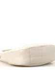 Nappa Soft Padded Mini Bag White