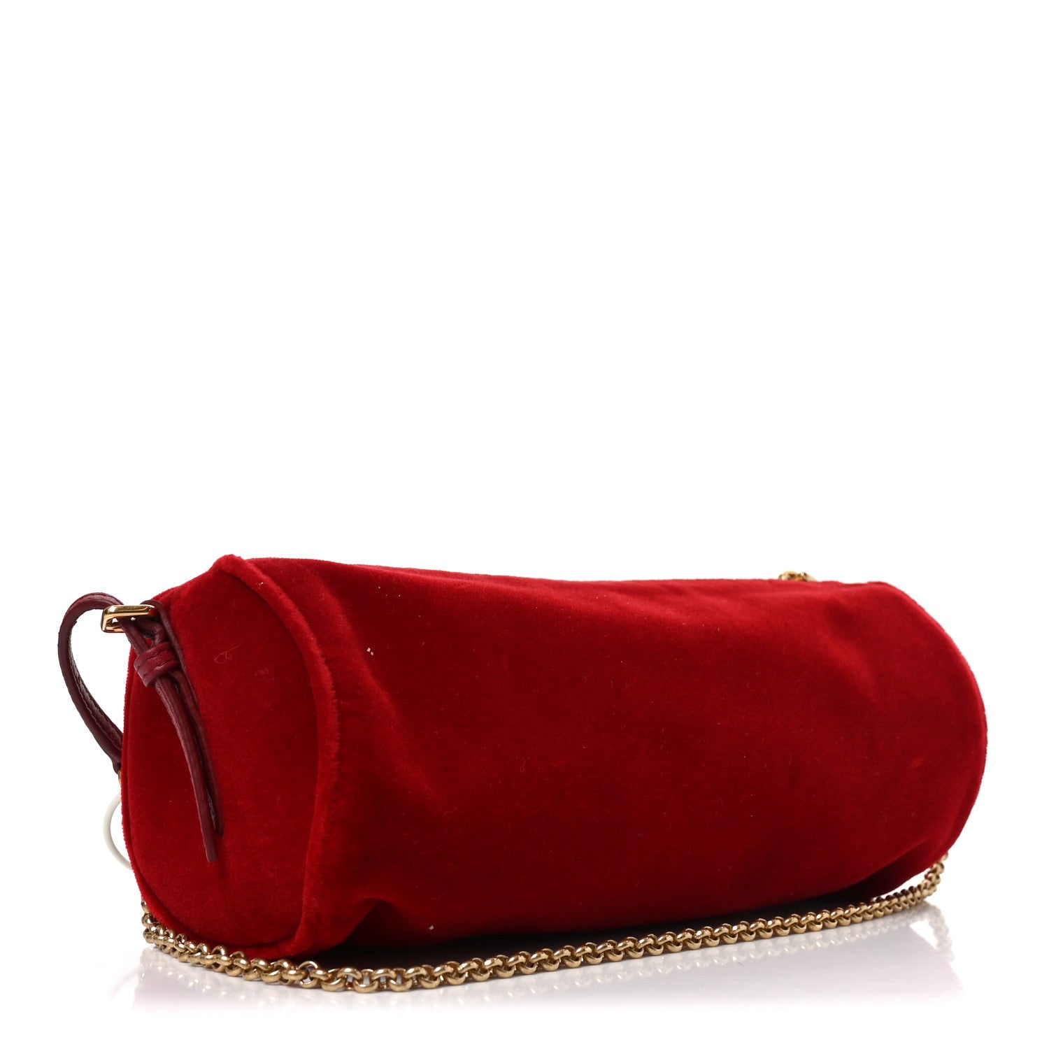 Velluto Mini Pouch Rosso