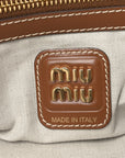 Canvas Ivy Bag Beige Brandy