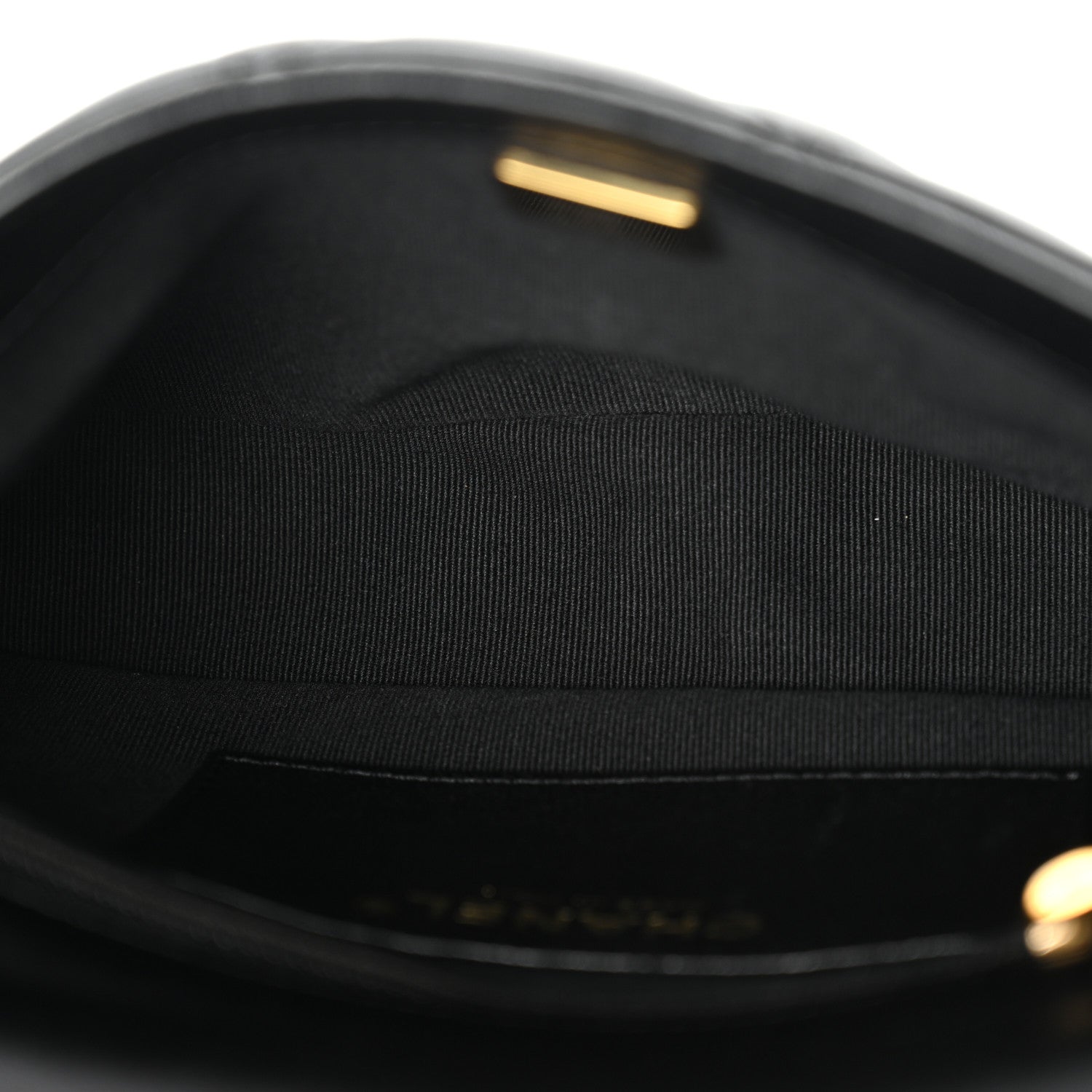 Lambskin Quilted Small Funky Town Flap Black
