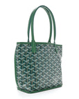 Goyardine Reversible Mini Anjou Green