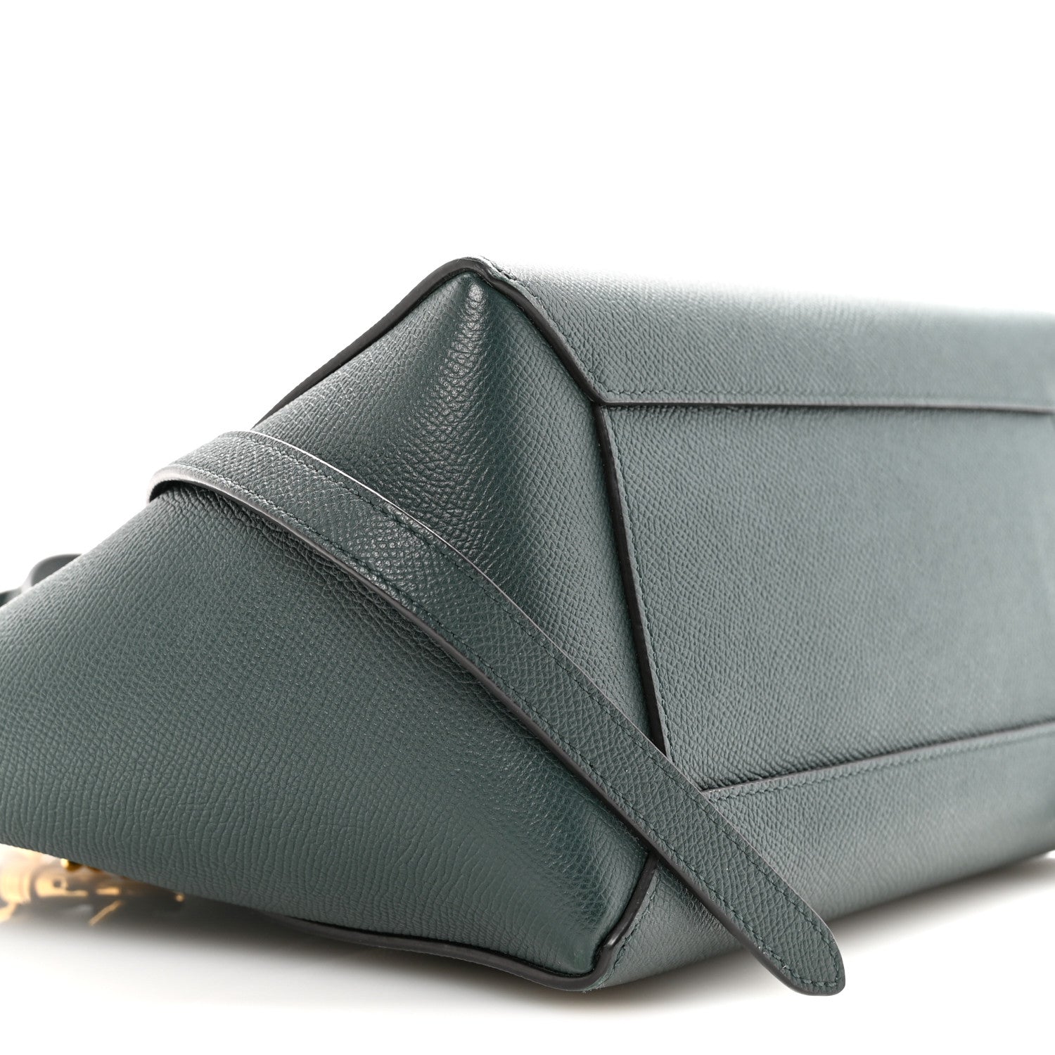 Grained Calfskin Micro Belt Bag Amazone