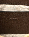GG Supreme Monogram Textured Dollar Calfskin Mini Ophidia Chain Bag Beige Ebony
