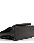 Crinkled Calfskin Matelasse Monogram Medium Niki Chain Satchel Storm