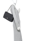 Aged Calfskin Quilted 2.55 Reissue 227 Flap Dark Grey