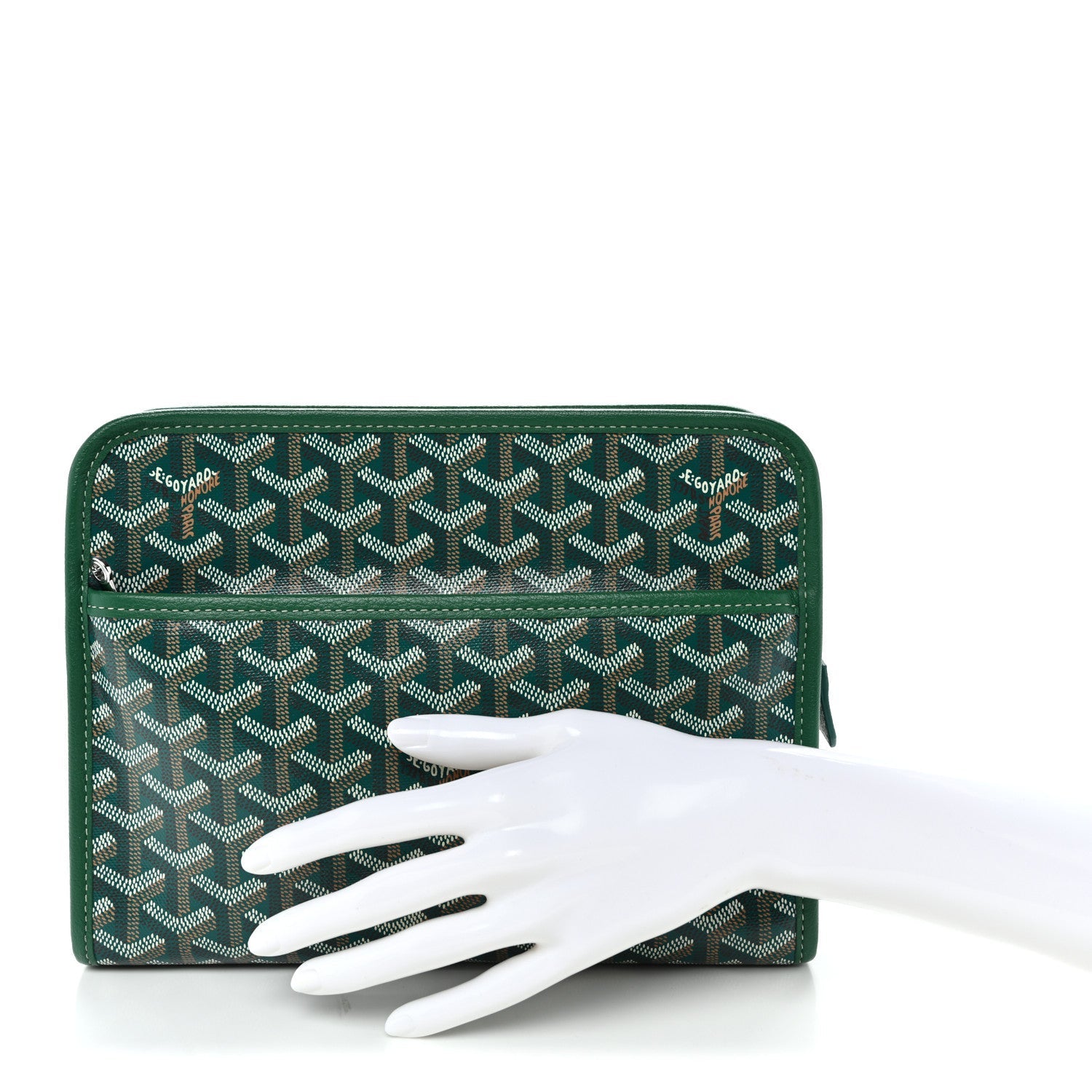 Goyardine Jouvence Toiletry Pouch MM Green