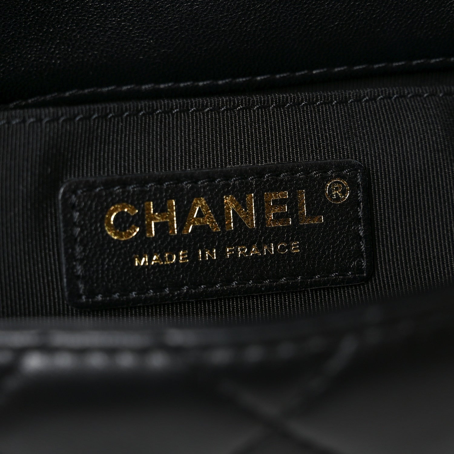 Lambskin Quilted Small My Precious Flap Black