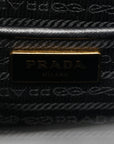 Saffiano Medium Galleria Double Zip Tote Black
