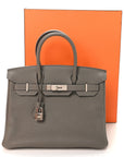 Togo Birkin 30 Gris Meyer