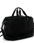 Nylon Signature Duffle  Black