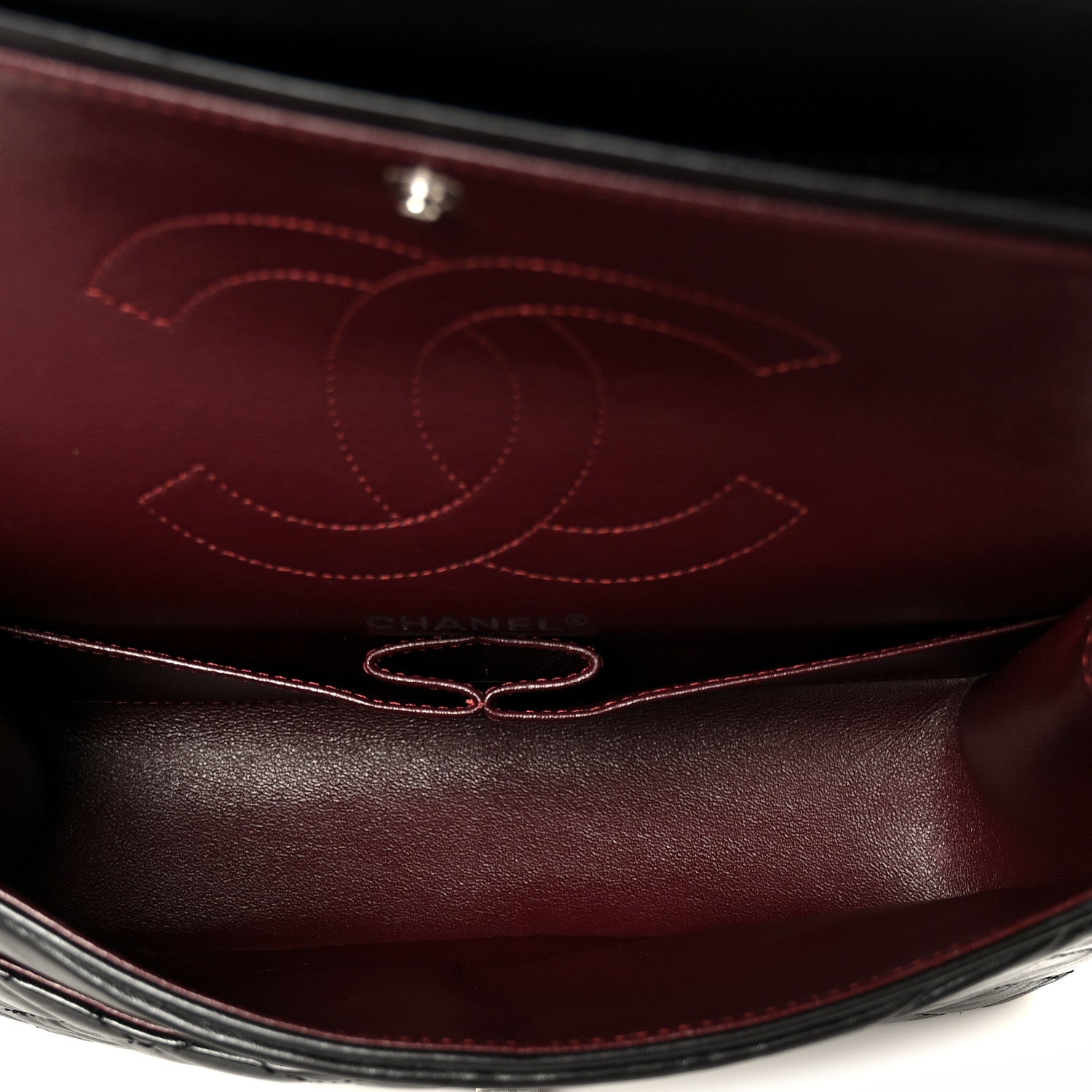 Aged Calfskin Quilted 2.55 Reissue 225 Flap Black
