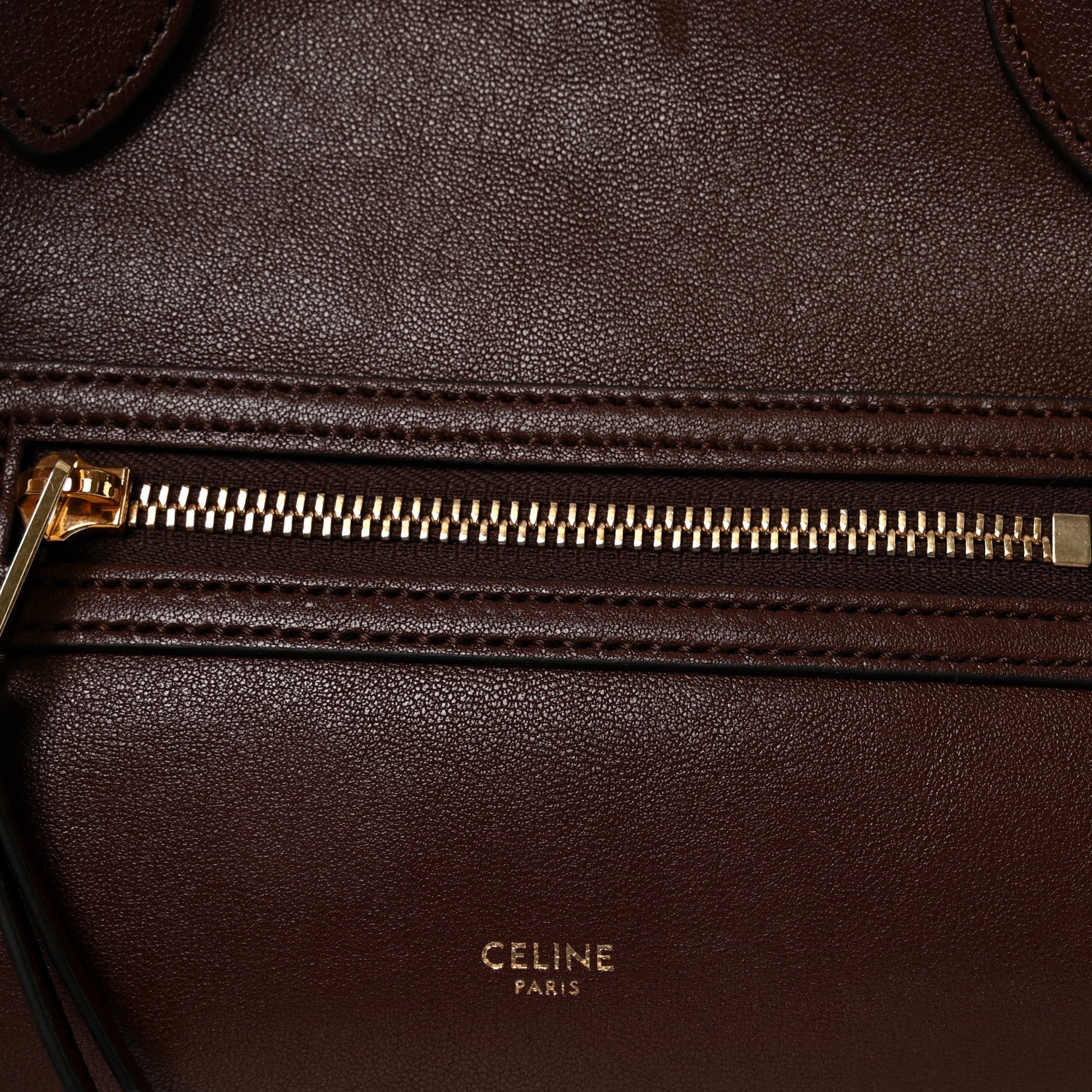 Supple Shiny Lambskin Medium New Luggage Brick