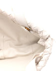 Nappa Intrecciato Small Bulb White