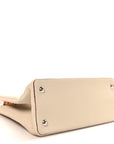 Taurillon Capucines MM Blanc Casse