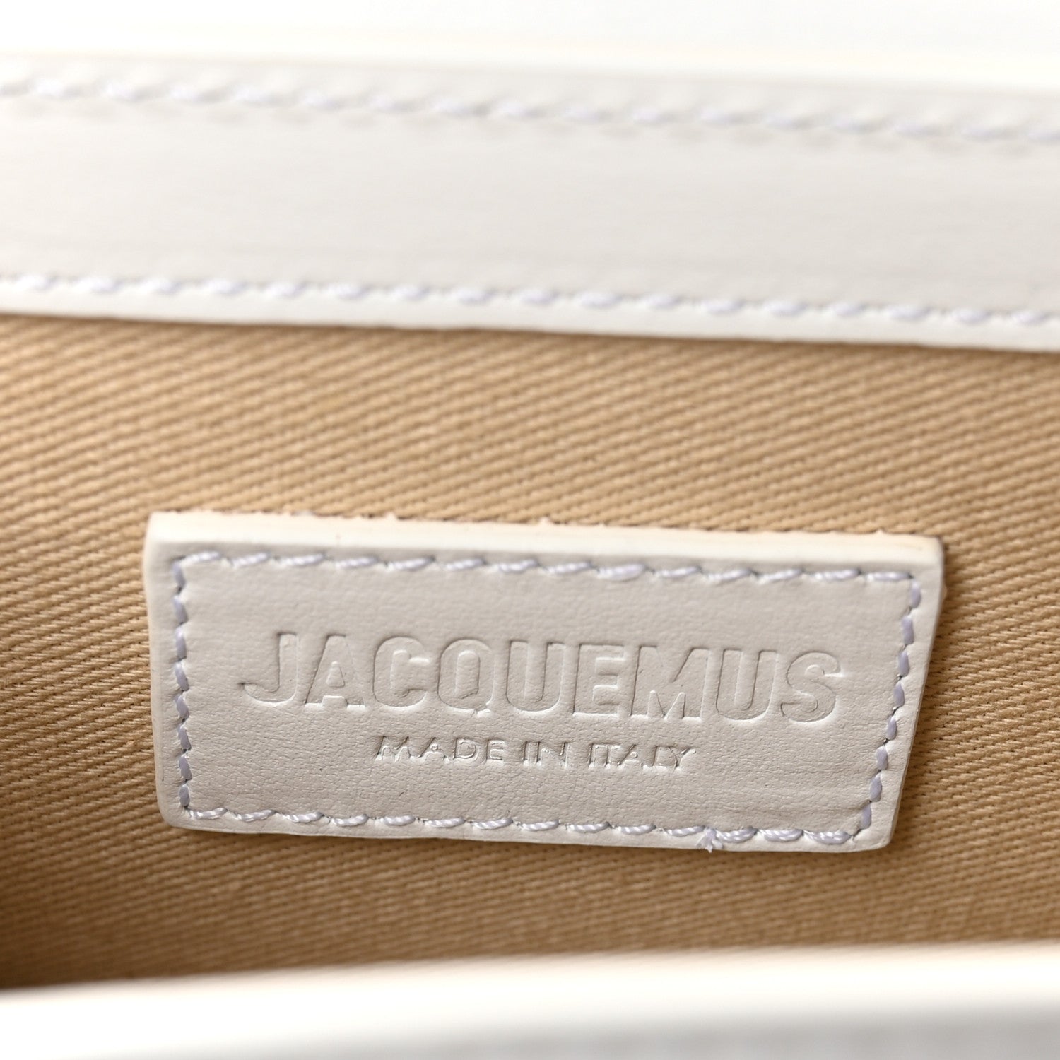 Smooth Calfskin Le Chiquito White