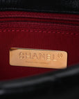 Lambskin Quilted Medium CHNL 19 Flap Black