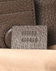 GG Supreme Monogram Medium Ophidia Shopping Tote Brown