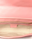 Azalea Calfskin Enamel Matelasse Diagonal Small Torchon GG Marmont Shoulder Bag New Cherry Red Wild Rose