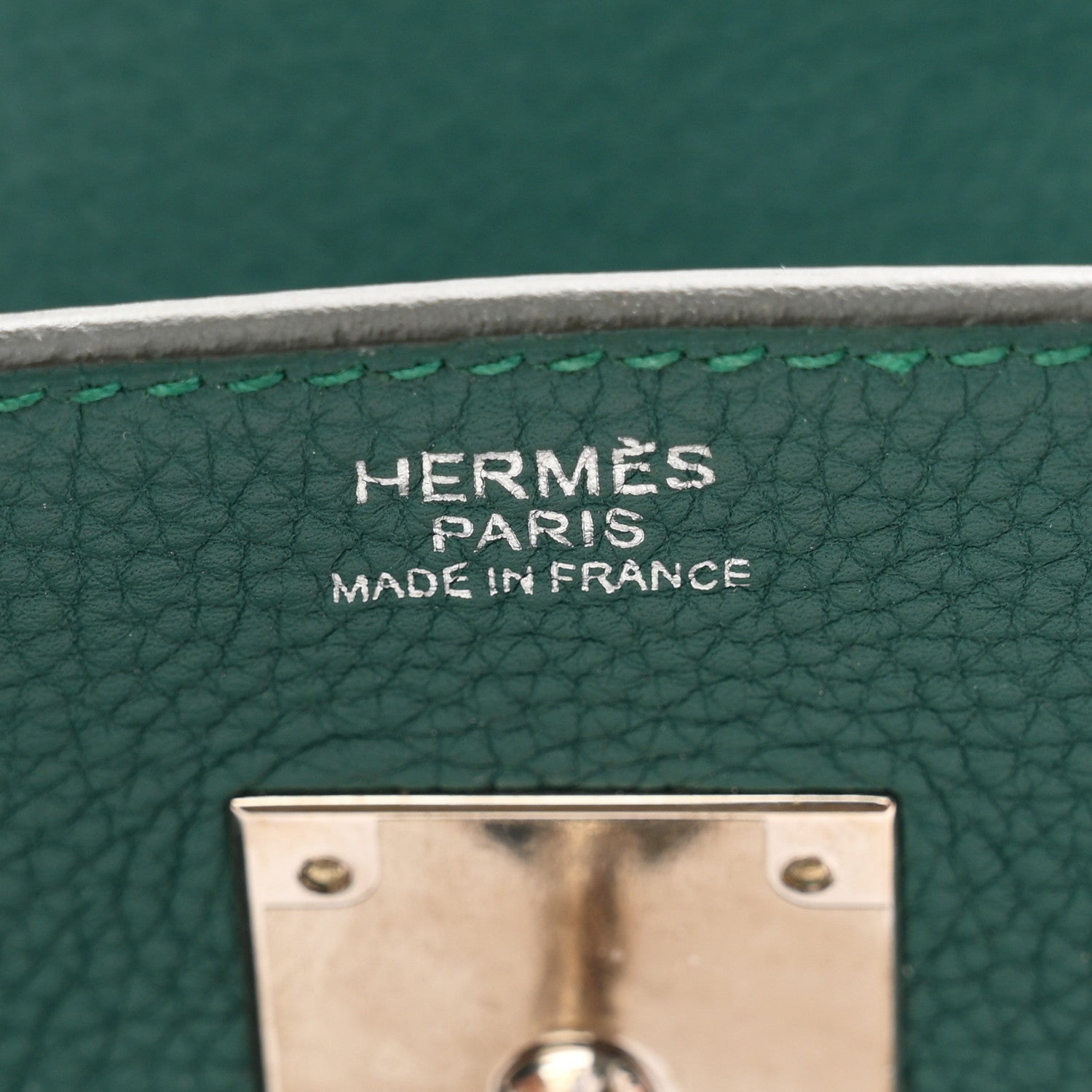 Togo Birkin 30 Malachite