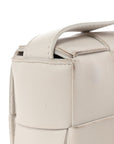 Lambskin Maxi Intreccio Candy Cassette Crossbody Bag Chalk