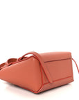 Grained Calfskin Nano Belt Bag Terracotta