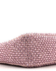 Satin Crystal Mini Re-Edition 2000 Bag Alabastro