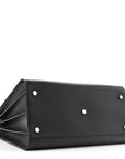 Grained Calfskin Large Sac De Jour Carryall Black