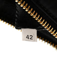 Re-Nylon Saffiano Pouch Black