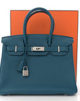 Togo Birkin 30 Bleu De Galice