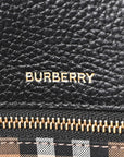 Grainy Calfskin Medium London Tote Bag Black