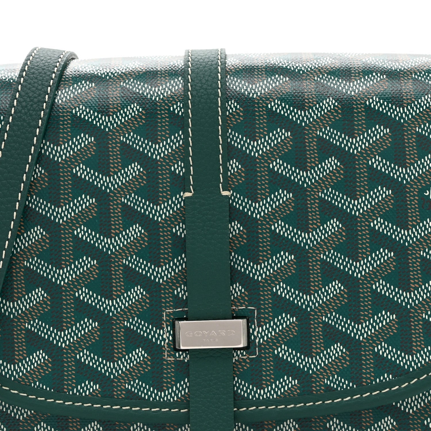 Goyardine Belvedere II PM Messenger Bag Green