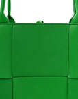 Nappa Maxi Intrecciato Medium Arco Tote Parakeet