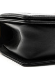 Caviar Quilted Small Boy Flap Black