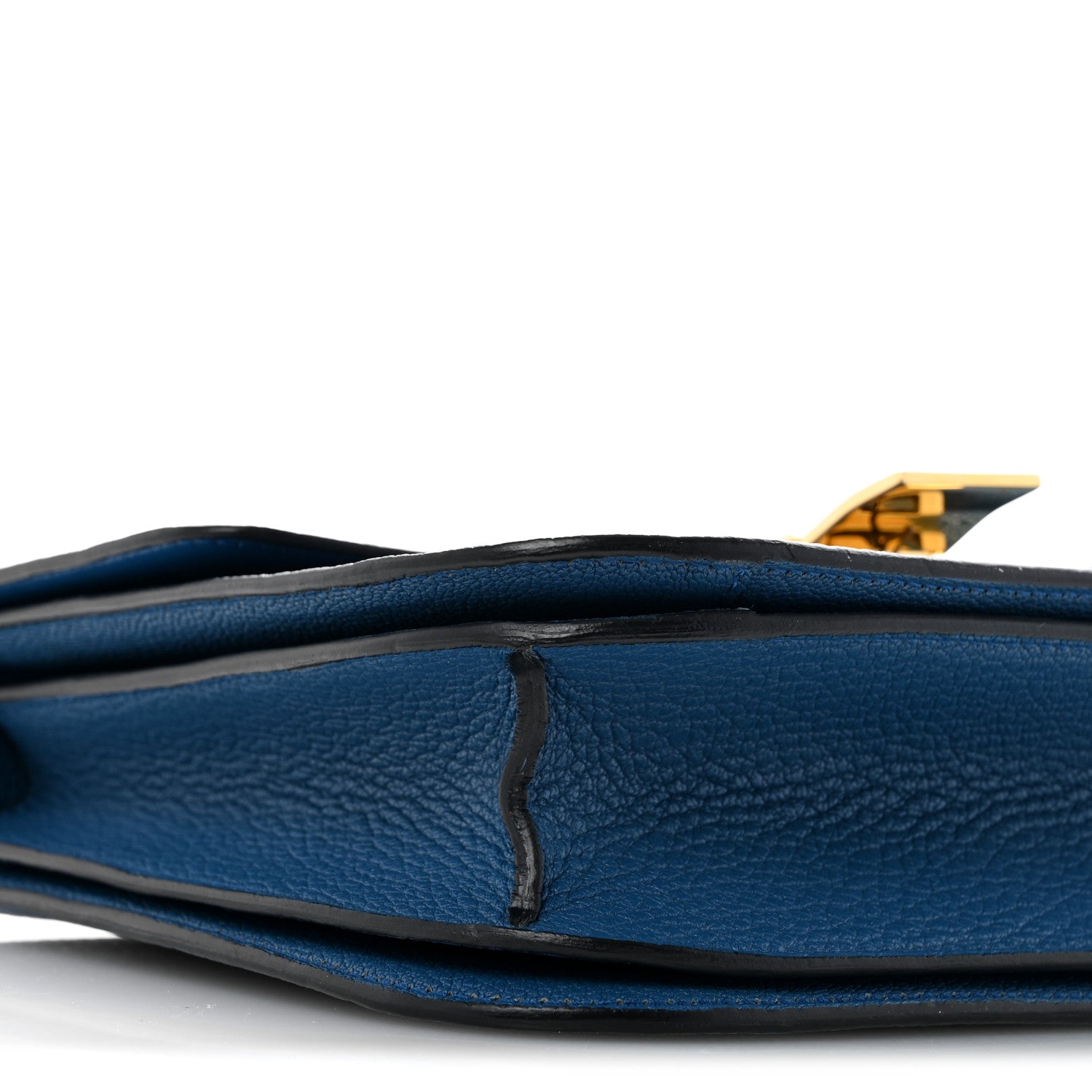 Goatskin Medium Classic Box Flap Bag Deepsea