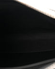GG Supreme Monogram Web Small Flat Messenger Bag Black Grey