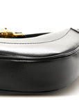 Boarded Dyana Lux Calfskin Small Jackie 1961 Hobo Black