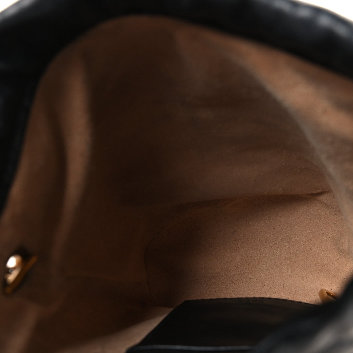 Calfskin Matelasse Mini GG Marmont 2.0 Bucket Bag Black