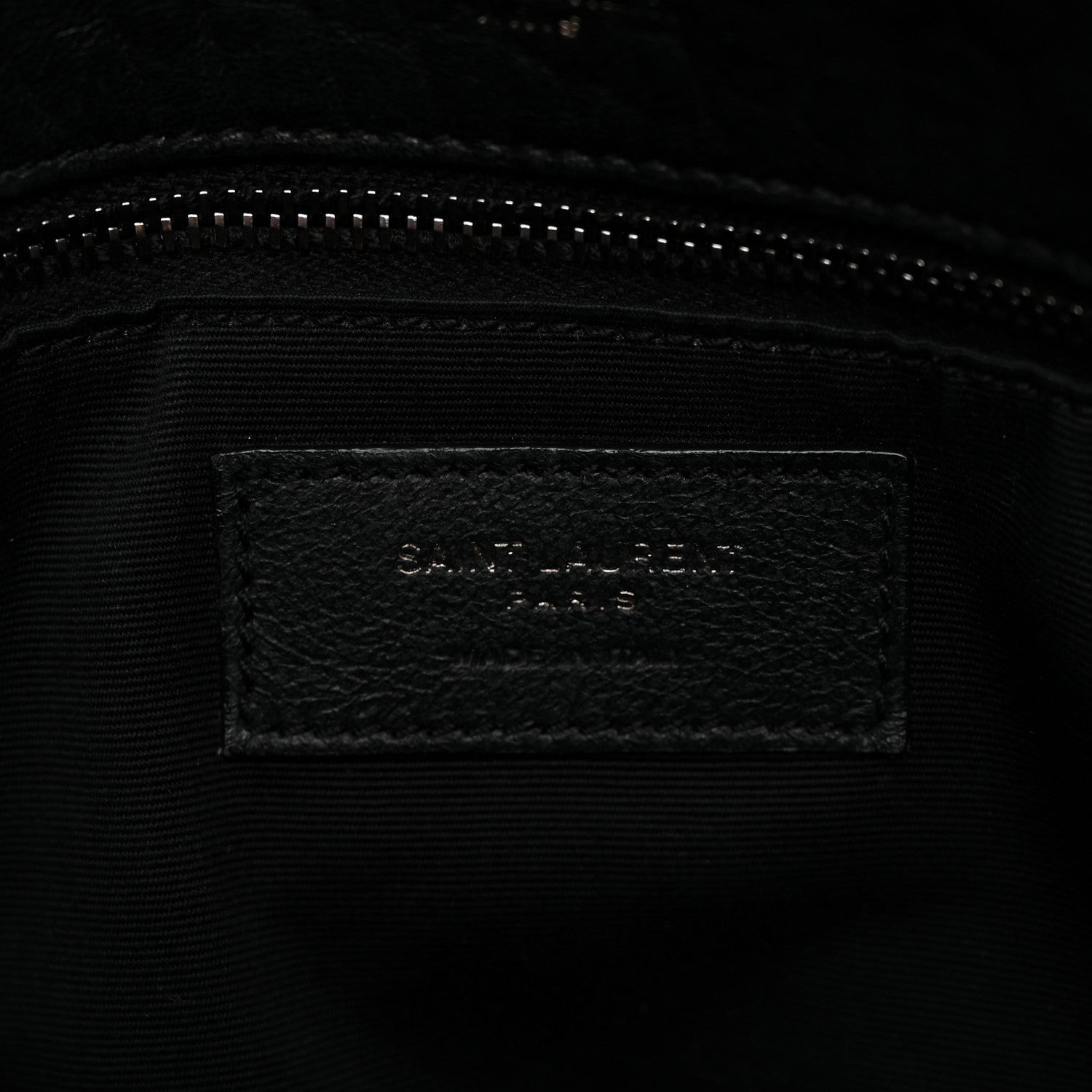 Grained Lambskin Monogram Large Niki Chain Satchel Black