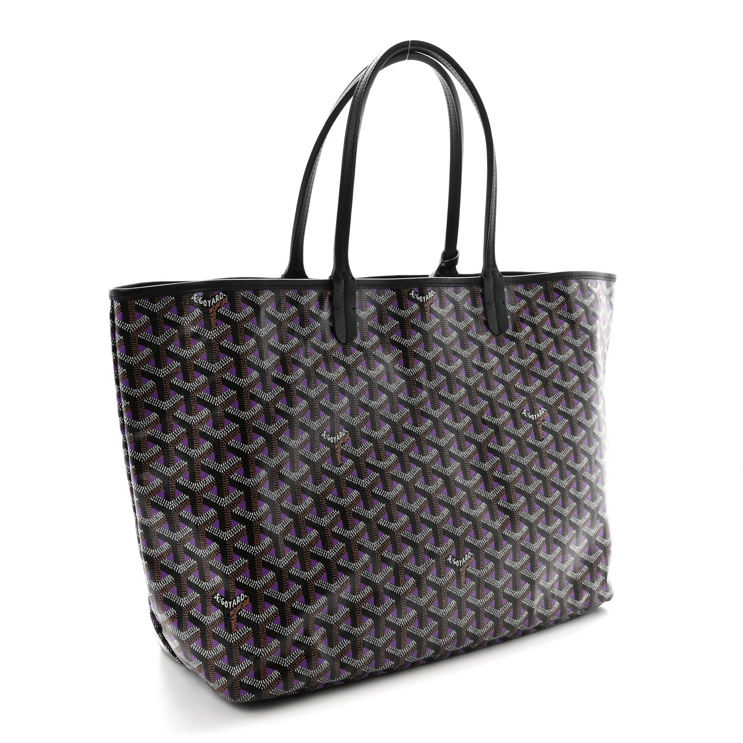 Goyardine Saint Louis Claire Voie PM Black Purple
