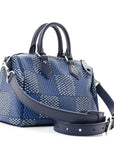 Damier Heritage Speedy Bandouliere 25 Blue
