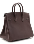 Togo Birkin 25 Chocolate