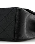 Caviar Quilted Maxi Double Flap Black