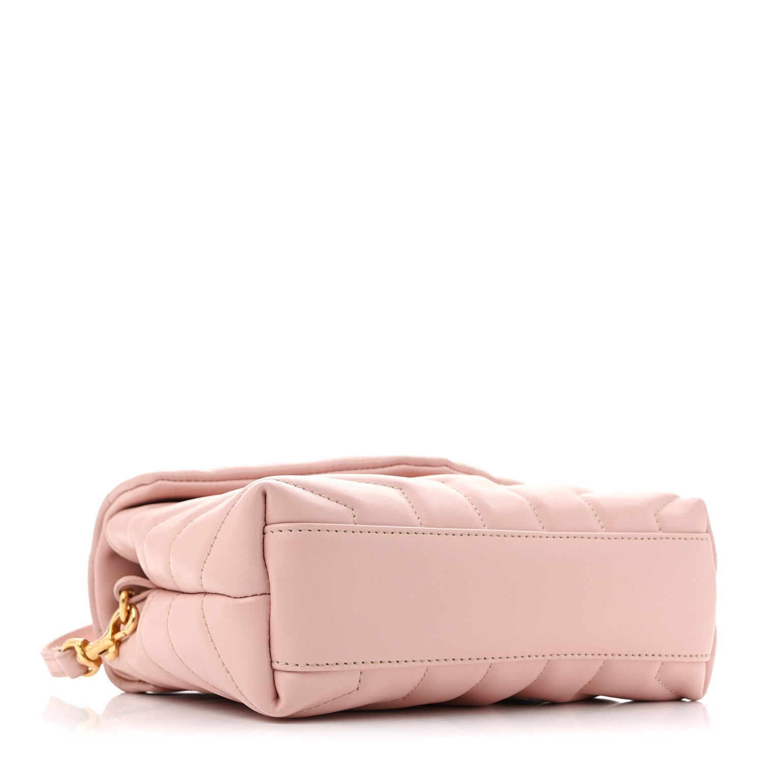 Calfskin Y Quilted Monogram Toy Loulou Crossbody Bag Tender Pink
