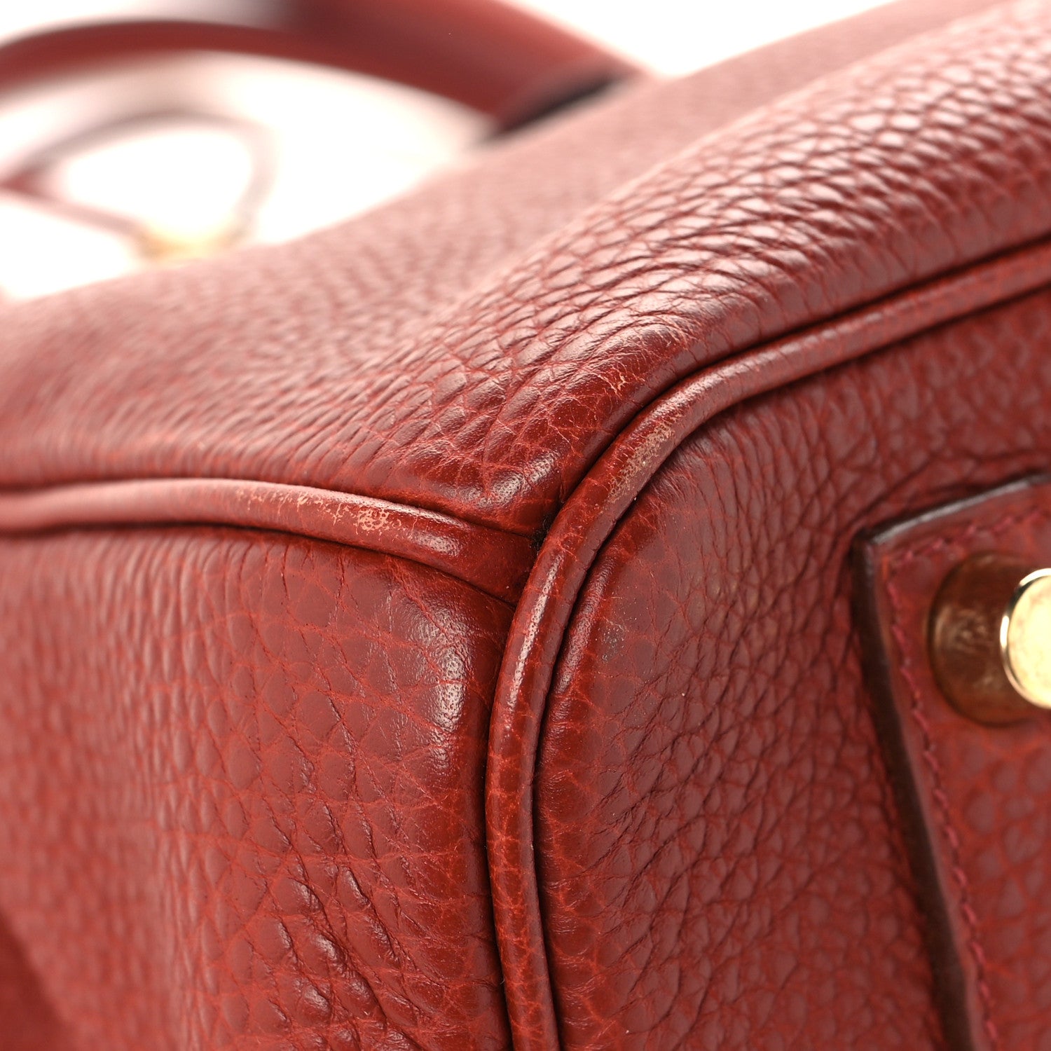 Togo Verso Birkin 35 Brique Ebene